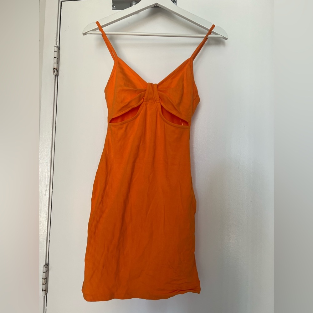 Primark orange summer dress